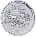 Год Козы 2015 Австралийский Лунар Серебро 1000 гр Монеты Perth Mint 2015 — читать подробное описание Год Козы 2015: серебряная монета Австралии $30 Лунар II / серебро 1000 гр - 1