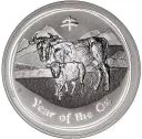 Год Быка 2009 Австралийский Лунар Серебро 311 гр Монеты Perth Mint 2009 — читать подробное описание Год Быка 2009: серебряная монета $10 Австралии Лунар / серебро 311 гр. - 1