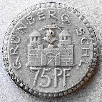 фарфоровая монета Германии