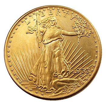 золотая монета США Американский орел
