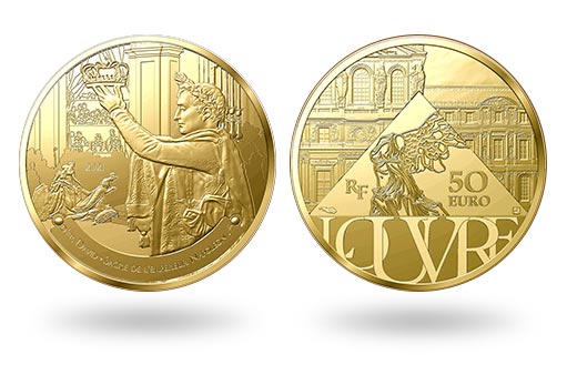 в двухсотую годовщину смерти Наполеона Парижский монетный двор выпустил золотую монету